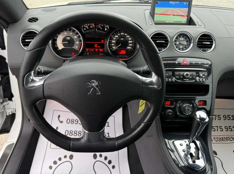 Peugeot RCZ 1.6-TURBO-AUTOMAT-134.000km-ORIGINAL-FULL-NEW, снимка 8 - Автомобили и джипове - 53561725