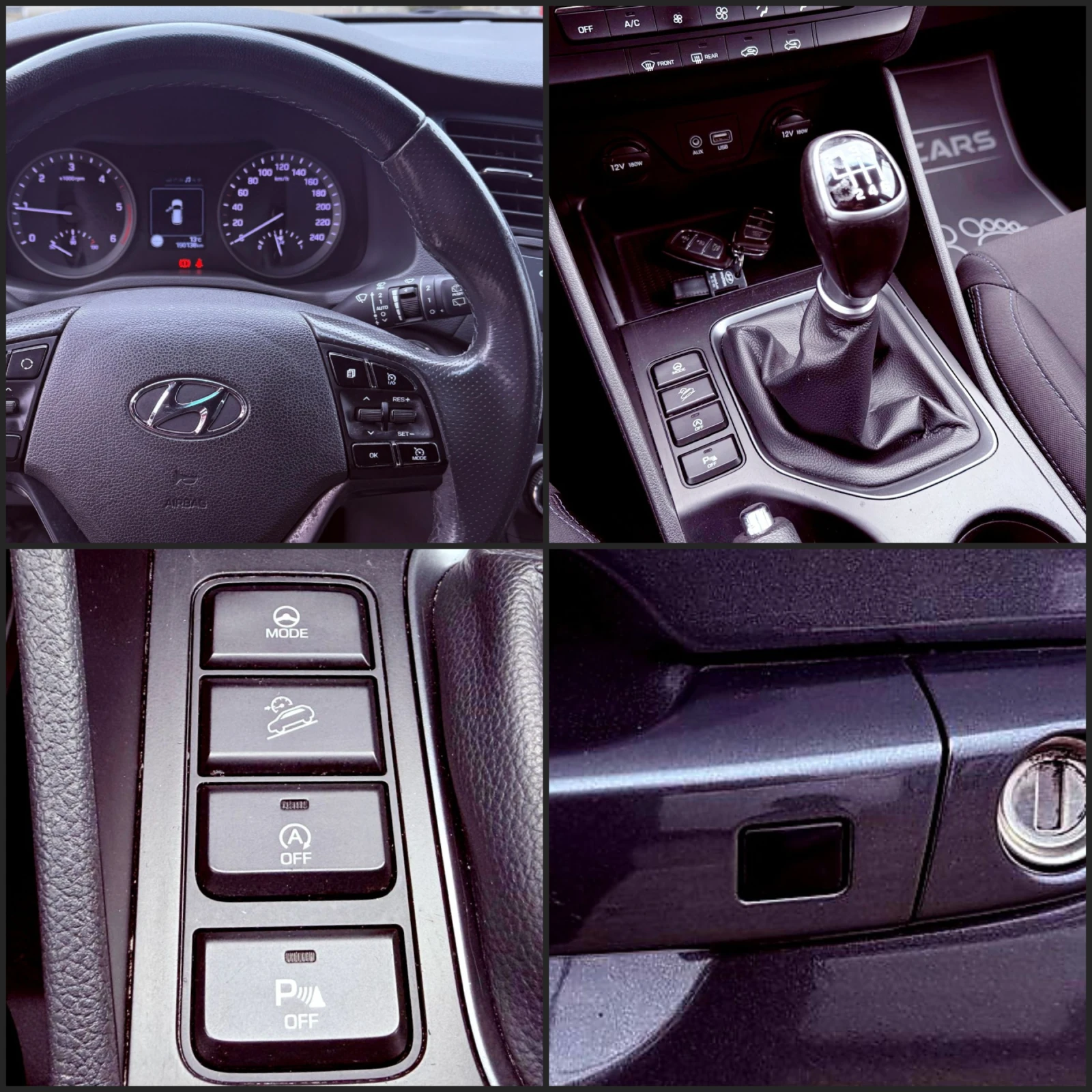 Hyundai Tucson 1.7CRDi СОБСТВЕН ЛИЗИНГ/KEYLESS GO/ЕВРО 6В, снимка 15 - Автомобили и джипове - 53953392