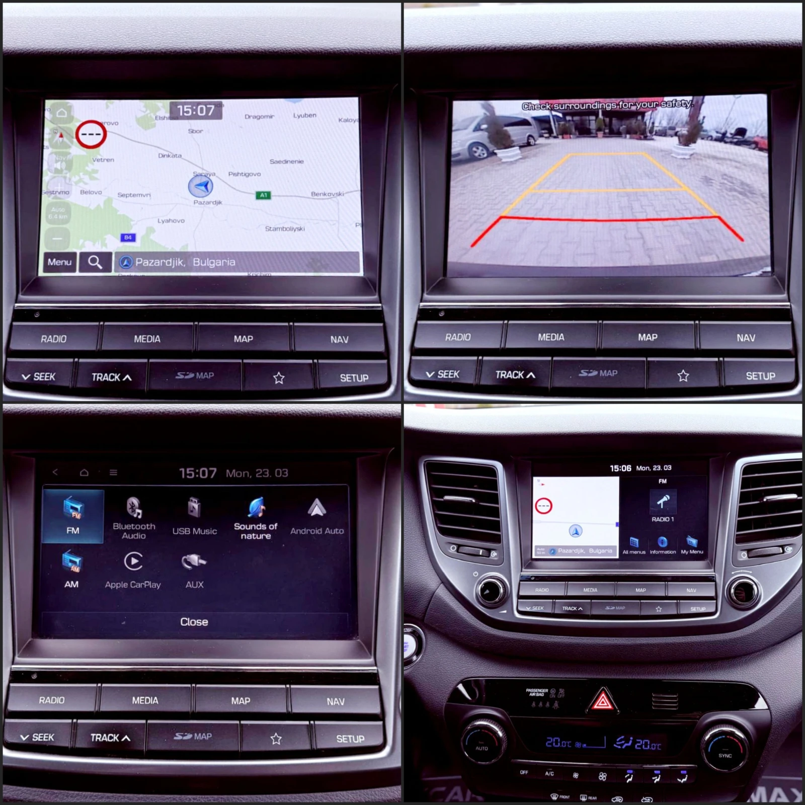 Hyundai Tucson 1.7CRDi СОБСТВЕН ЛИЗИНГ/KEYLESS GO/ЕВРО 6В, снимка 16 - Автомобили и джипове - 53953392