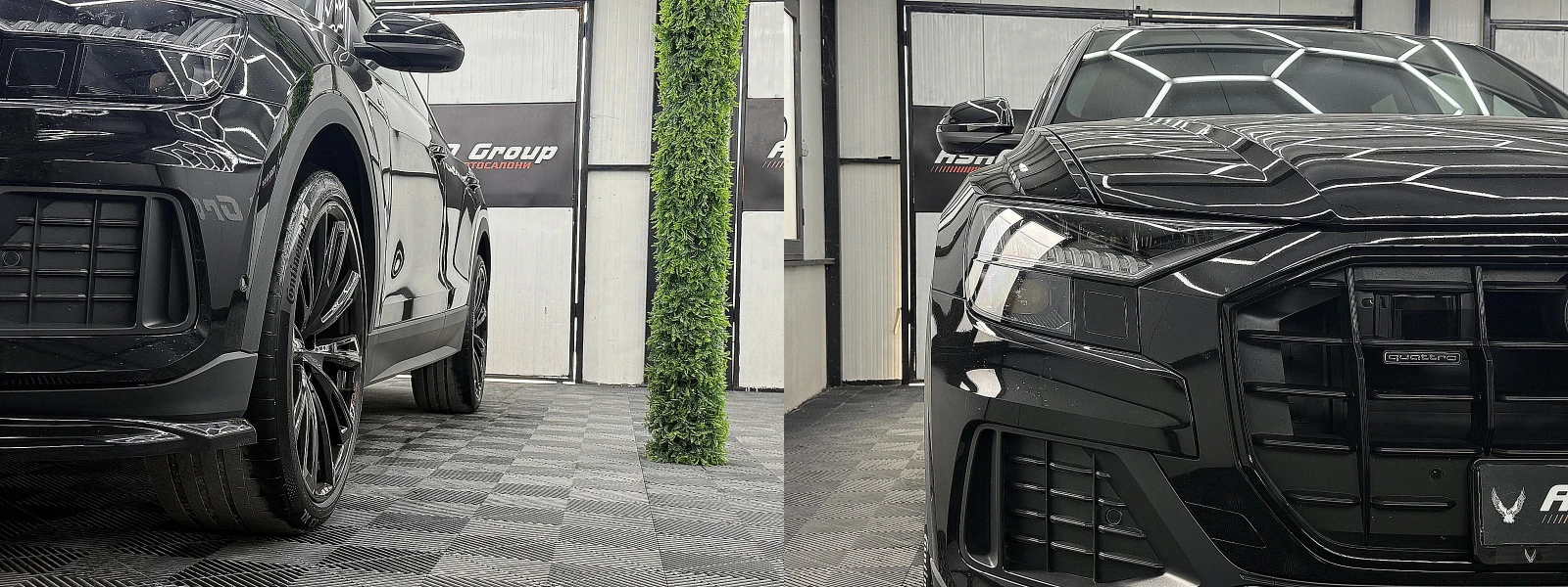 Audi Q8 S-line/3D-kamera/KeylessGo/BANG&OLUFSEN/ЛИЗИНГ, снимка 8 - Автомобили и джипове - 55815014