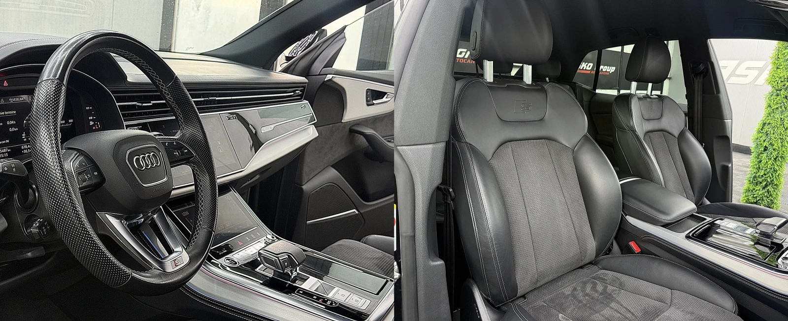 Audi Q8 S-line/3D-kamera/KeylessGo/BANG&OLUFSEN/ЛИЗИНГ, снимка 15 - Автомобили и джипове - 55815014