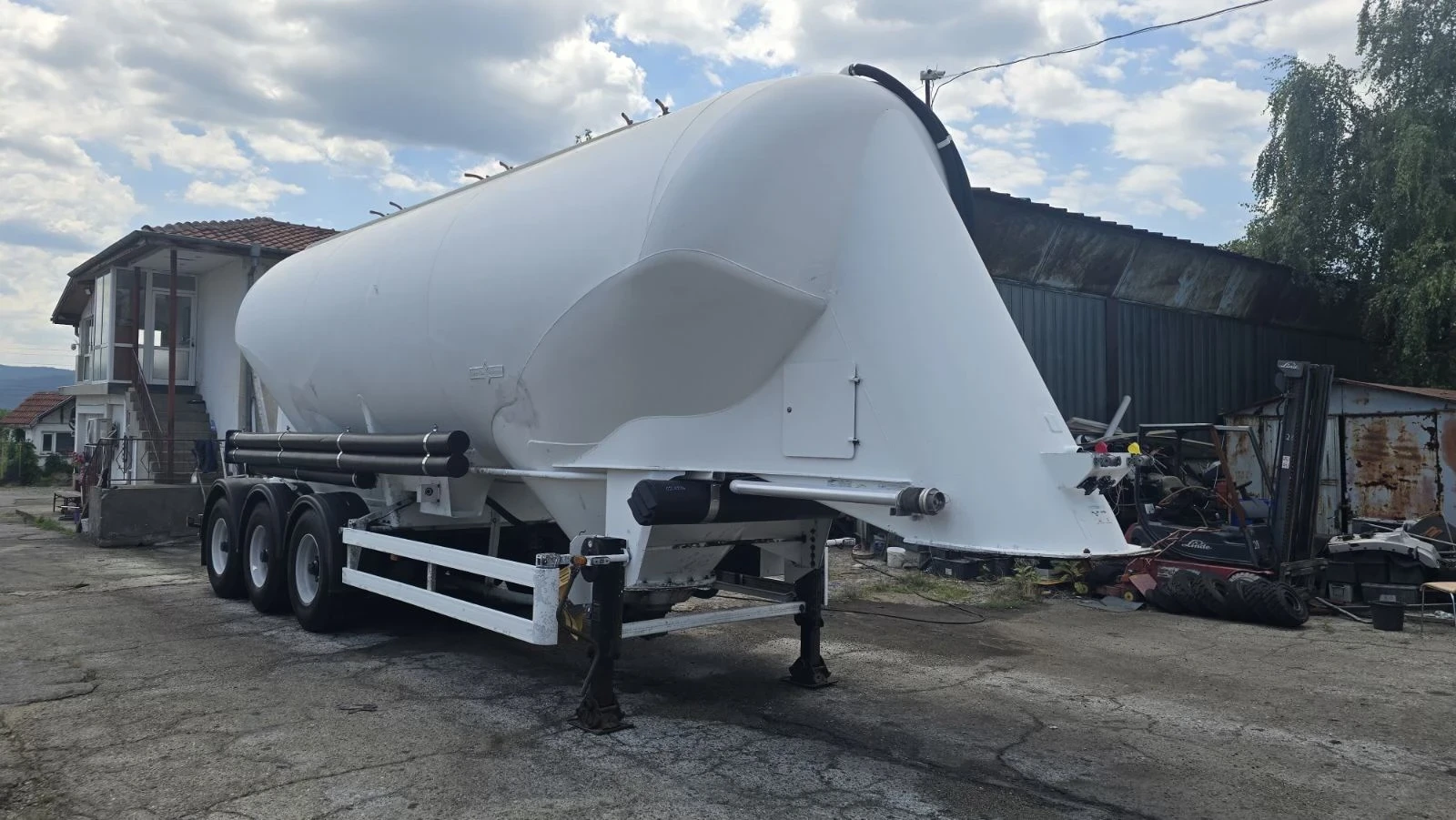 Полуремарке Spitzer 39 куб./ 4800 кг.тара, снимка 7 - Ремаркета - 55070125