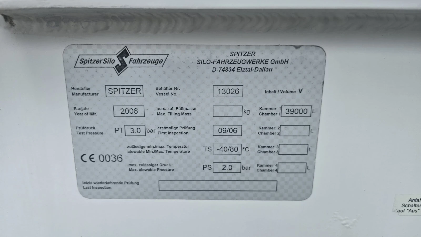 Полуремарке Spitzer 39 куб./ 4800 кг.тара, снимка 12 - Ремаркета - 55070125
