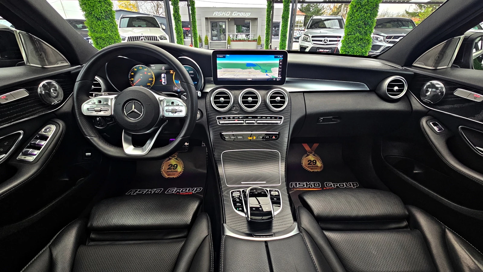 Mercedes-Benz C 200 AMG/VIRTUAL/PANO/CAMERA//CAR PLAY/AMBI/LIZI | Mobile.bg   8