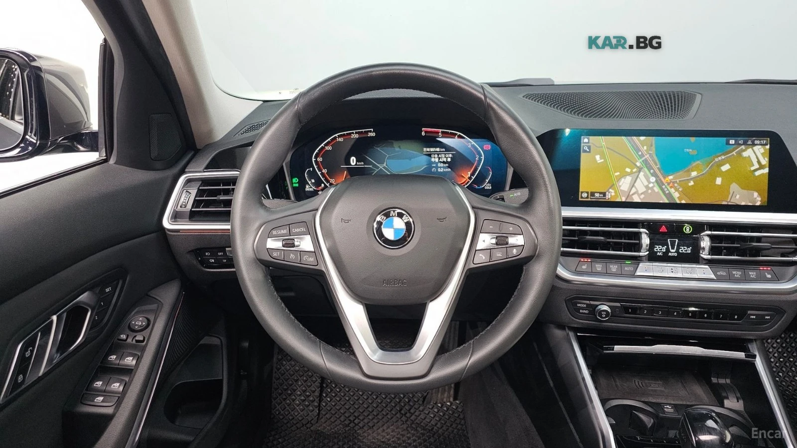 BMW 320 КОЖА* ПОДГРЕВ* ПАНО* НАВИ* КАМЕРИ, снимка 12 - Автомобили и джипове - 56638740
