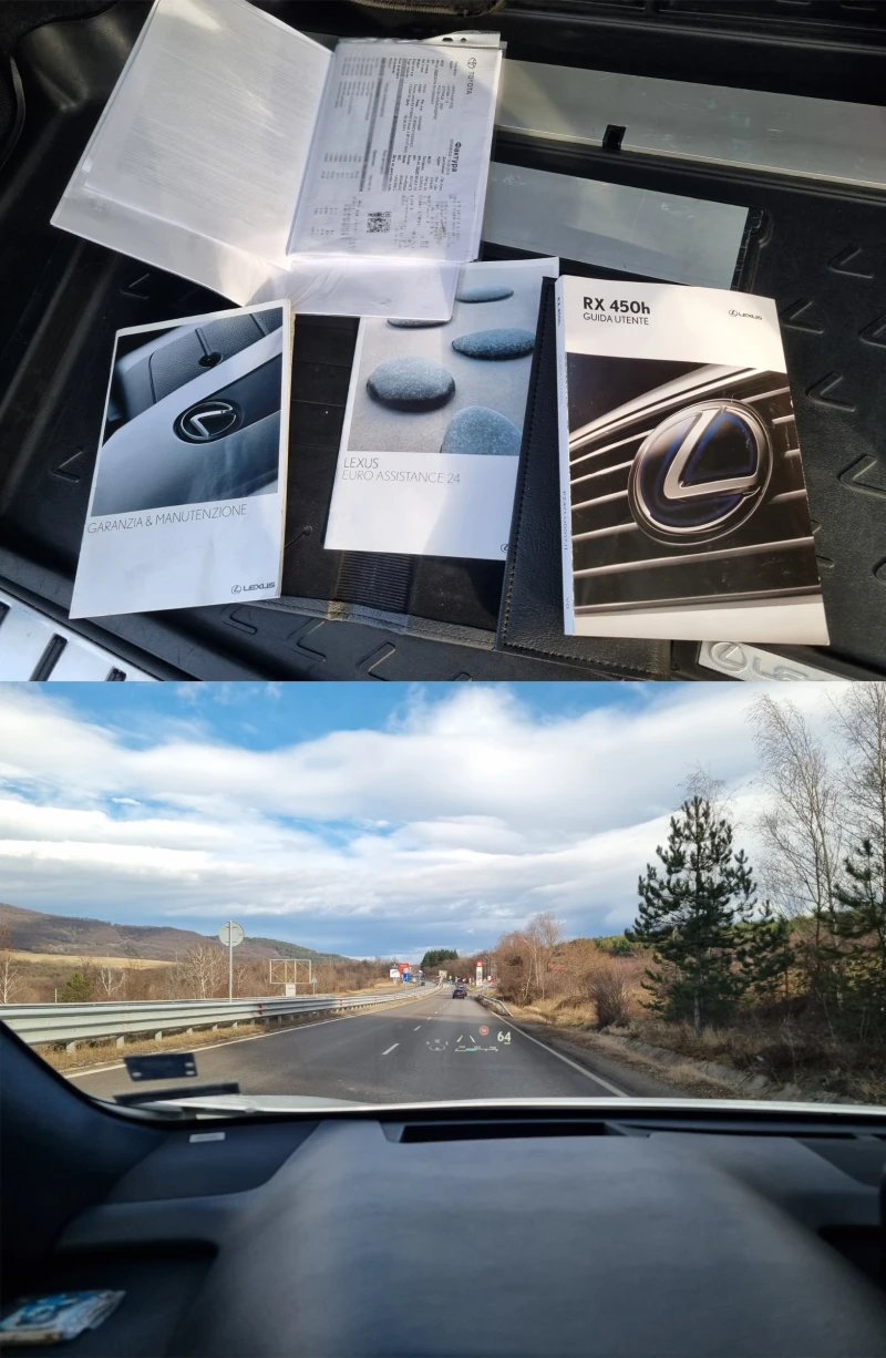 Lexus RX 450h F-sport/KEYLESS/HEAD-UP/360 Camera/FULL/ Гаранция, снимка 17 - Автомобили и джипове - 52975066