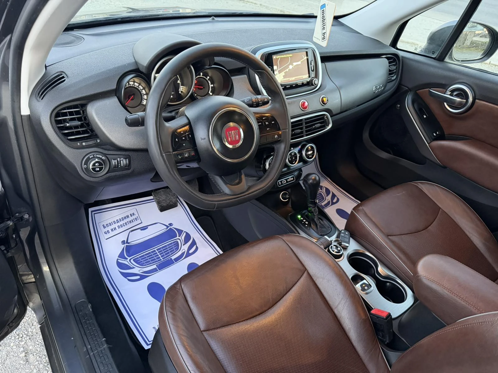 Fiat 500X 2.0-140 / 4X4 / АВТОМАТИК / КОЖА / ЕВРО6, снимка 9 - Автомобили и джипове - 53749056