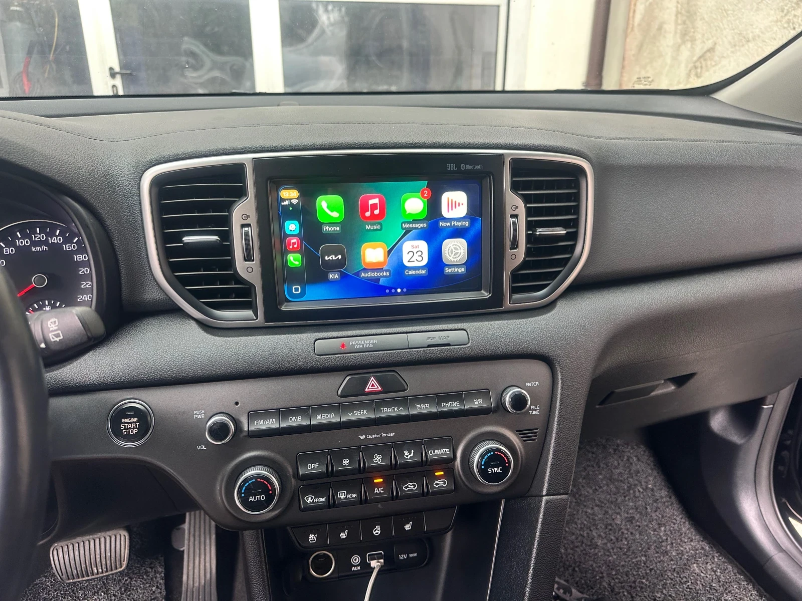 Kia Sportage Топ Оборудване, Car-Play, Автомат, Кожа, Перфектна, снимка 10 - Автомобили и джипове - 54657656