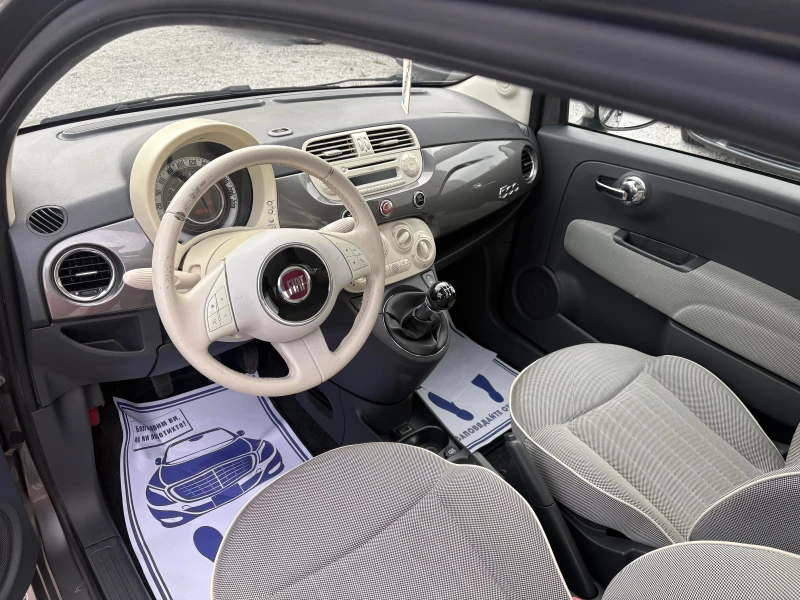 Fiat 500 1.2i panorama/E6, снимка 8 - Автомобили и джипове - 49223999