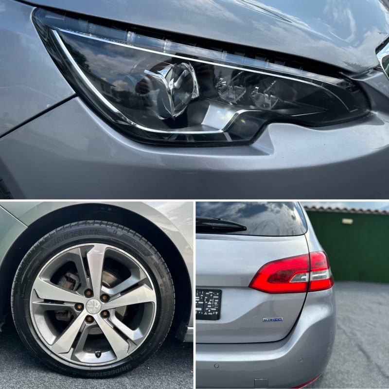 Peugeot 308 1.6blueHDI Sport FullLed KeyLessGO Панорама ЛИЗИНГ, снимка 6 - Автомобили и джипове - 52483822
