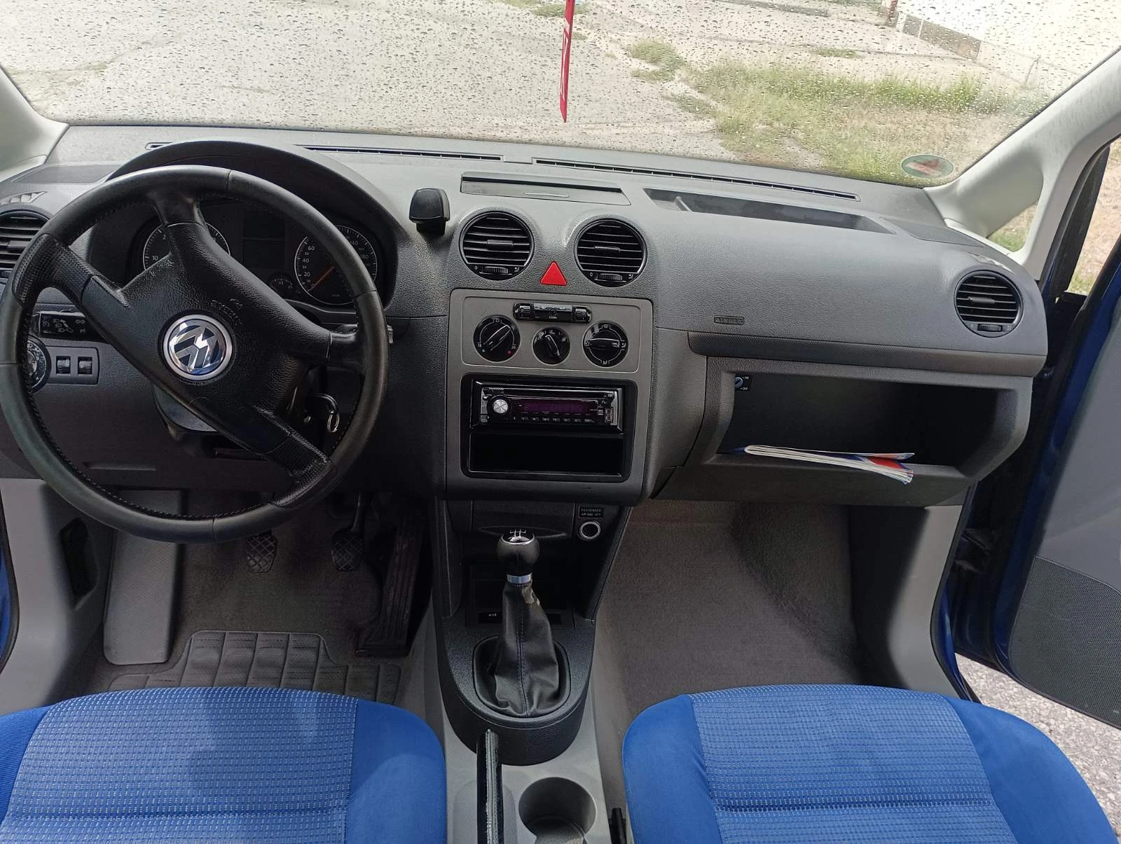 VW Caddy 1, 9 Пътнически | Mobile.bg — изображение 9