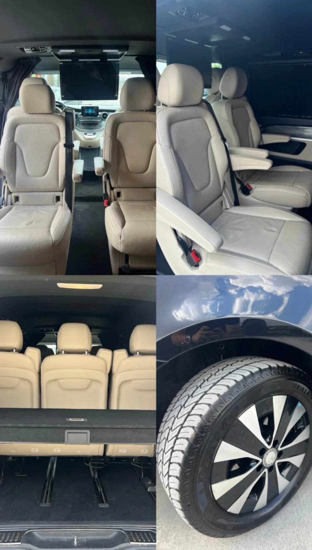 Mercedes-Benz V 250 4MATIC/LED/NAVI/TV/ЛИЗИНГ, снимка 16 - Бусове и автобуси - 55909905
