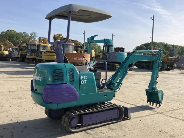 Багер Komatsu PC07-2 - ОЧАКВАН 15.09.2026!!!, снимка 4 - Индустриална техника - 54347204