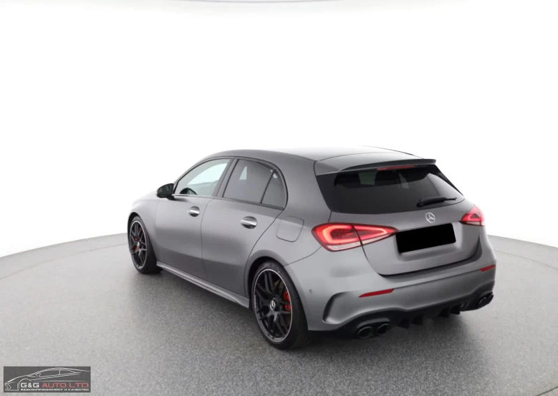 Mercedes-Benz A45 AMG 4MATIC/387HP/NIGHT/BURM/360/HUD/NAVI/LED/672g, снимка 4 - Автомобили и джипове - 52801186
