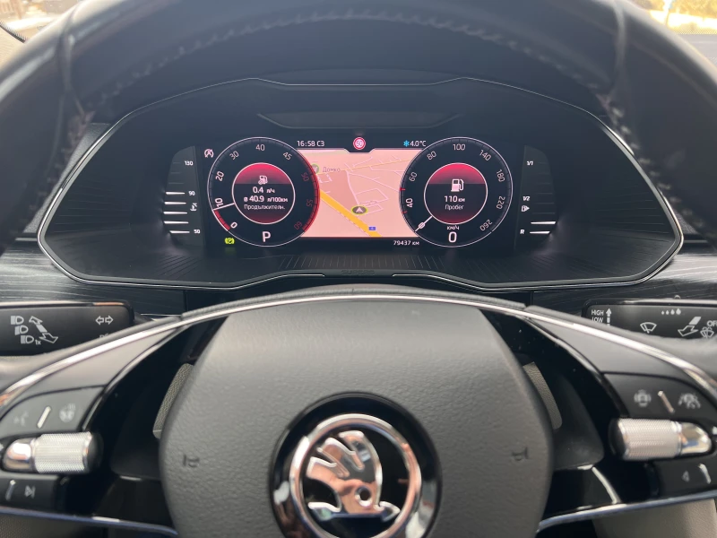 Skoda Superb STYLE/2.0TDI/200К.С./7АТ/4Х4, снимка 12 - Автомобили и джипове - 53383100