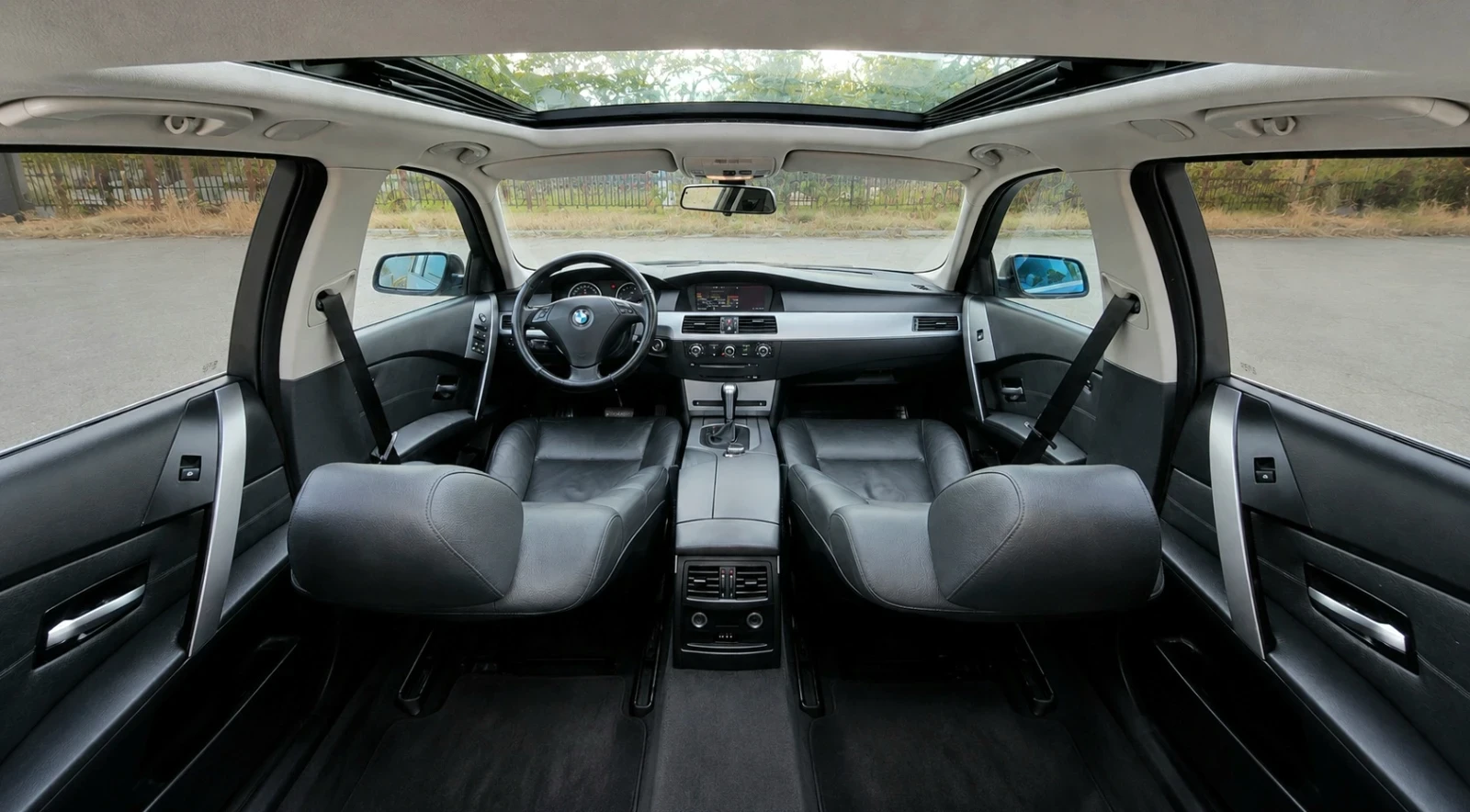 BMW 525 D/177к/КОЖА/ПАНОРАМА/XENON/ВС. ПЛАТЕНО, снимка 9 - Автомобили и джипове - 55567082