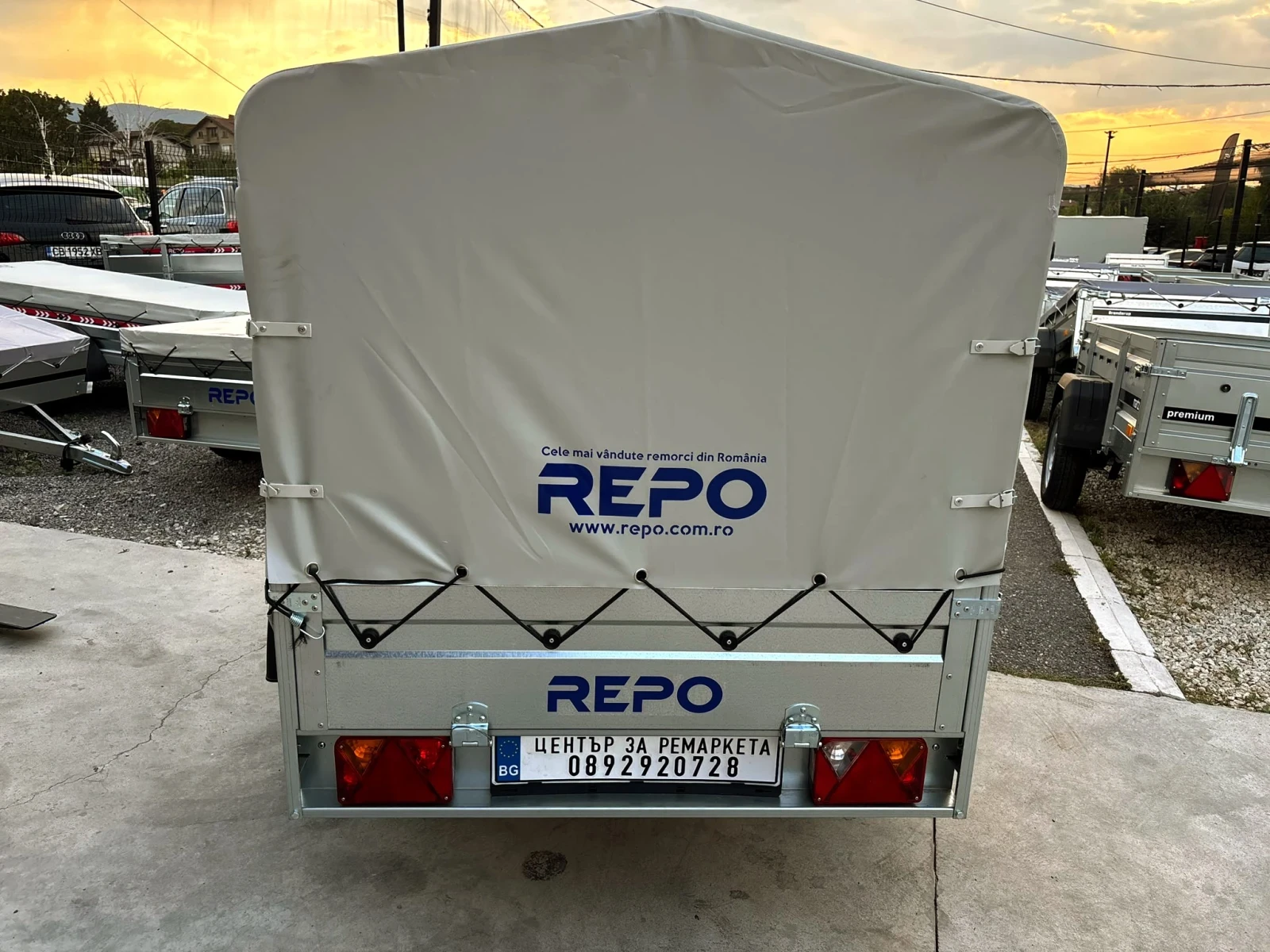 За автомобил Други Туристическо ремарке REPO RRS 2.10м x1.15м x 1.15м, снимка 5 - Ремаркета - 55829073