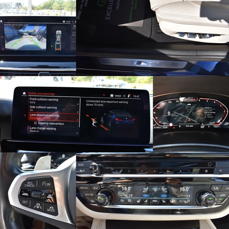 BMW 540 4x4М-SPORT* M-SHADOW-LINE* LASER-LIGHT* AMBIENT* О, снимка 16 - Автомобили и джипове - 51543421