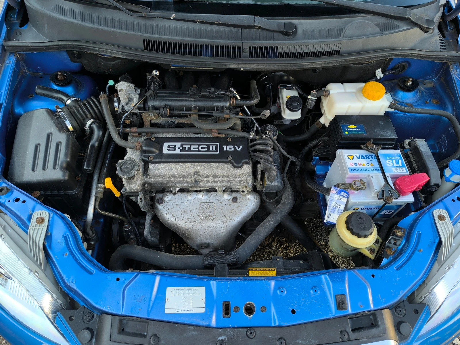 Chevrolet Aveo FACE LIFT-1.2i-75кс(4-цилиндъра, верига)-КЛИМАТИК-, снимка 16 - Автомобили и джипове - 54922977