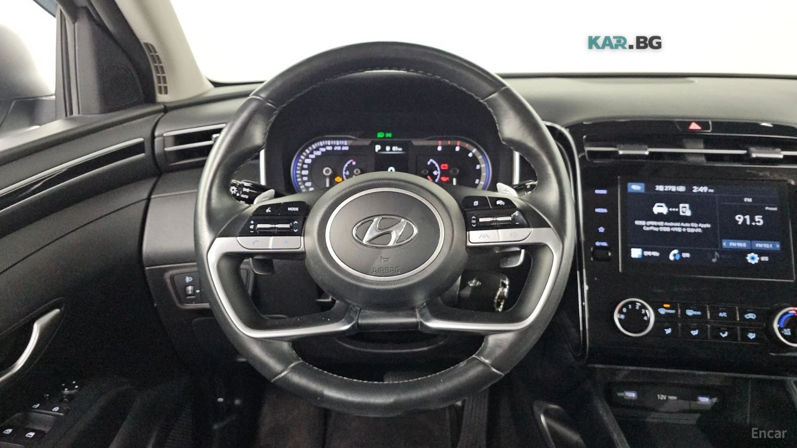 Hyundai Tucson DIESEL* 2.0* MODERN* КОЖА* ПОДГРЕВ* ОБДУХВ* , снимка 14 - Автомобили и джипове - 55077468
