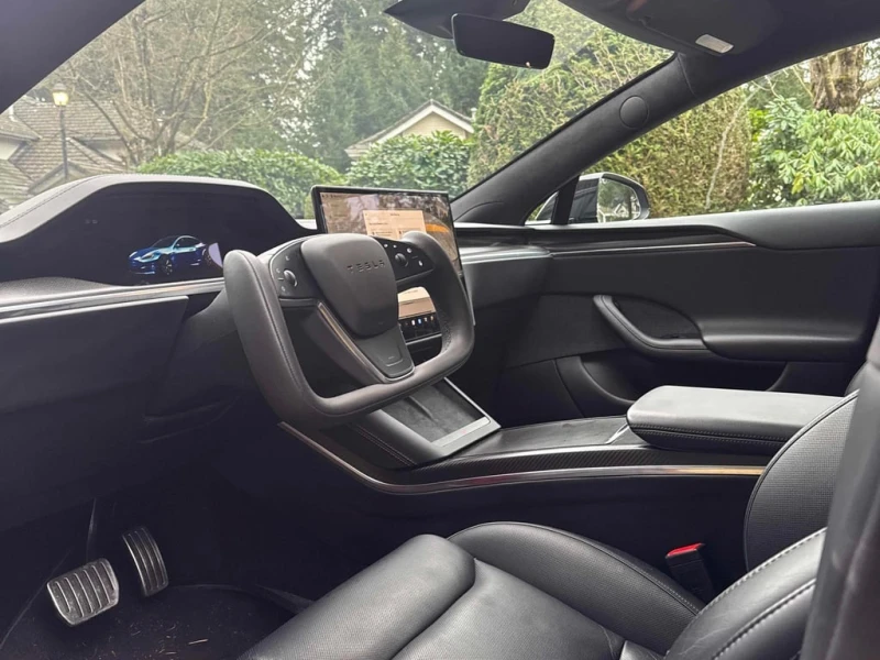 Tesla Model S 2022 Plaid * CARFAX * БЕЗ ПЪРВОНАЧАЛНА ВНОСКА, снимка 6 - Автомобили и джипове - 53059286