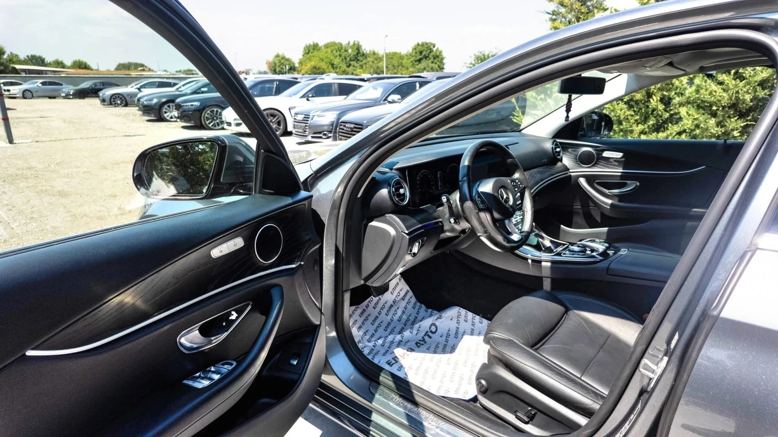 Mercedes-Benz E 220 D FULL AMG LINE   100% | Mobile.bg   12