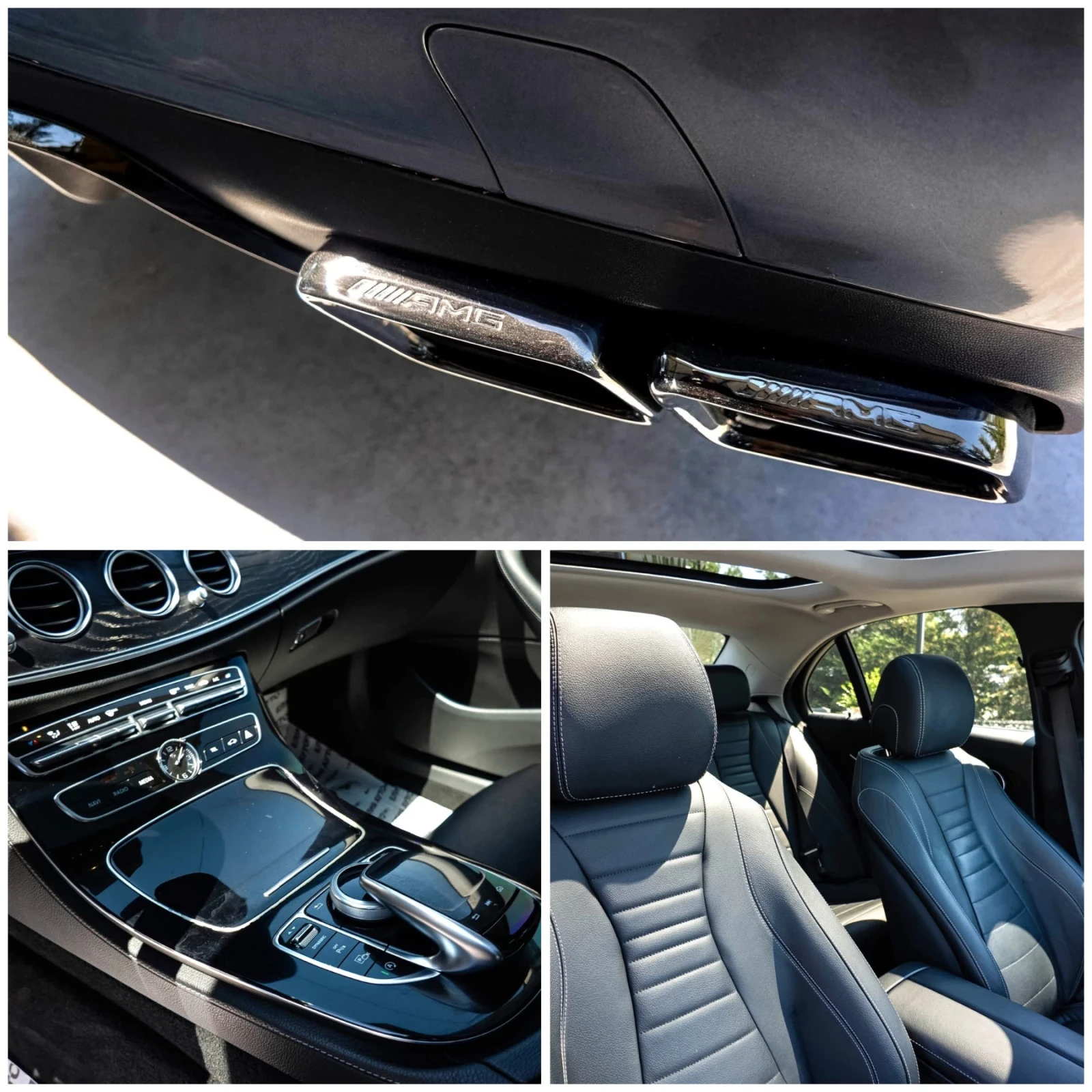 Mercedes-Benz E 220 D FULL AMG LINE   100% | Mobile.bg   17