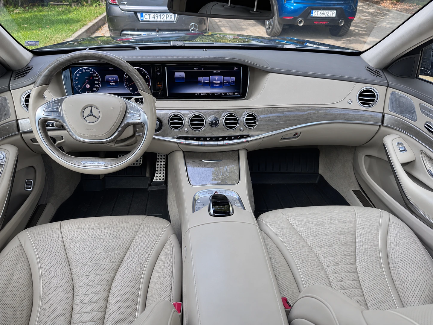 Mercedes-Benz S 500 4MATIC Lang  PANO* HUD* 360 * , снимка 10 - Автомобили и джипове - 56223969