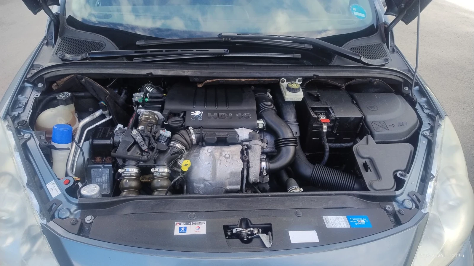 Peugeot 307 1.6hdi * КЛИМА* , снимка 8 - Автомобили и джипове - 56609827