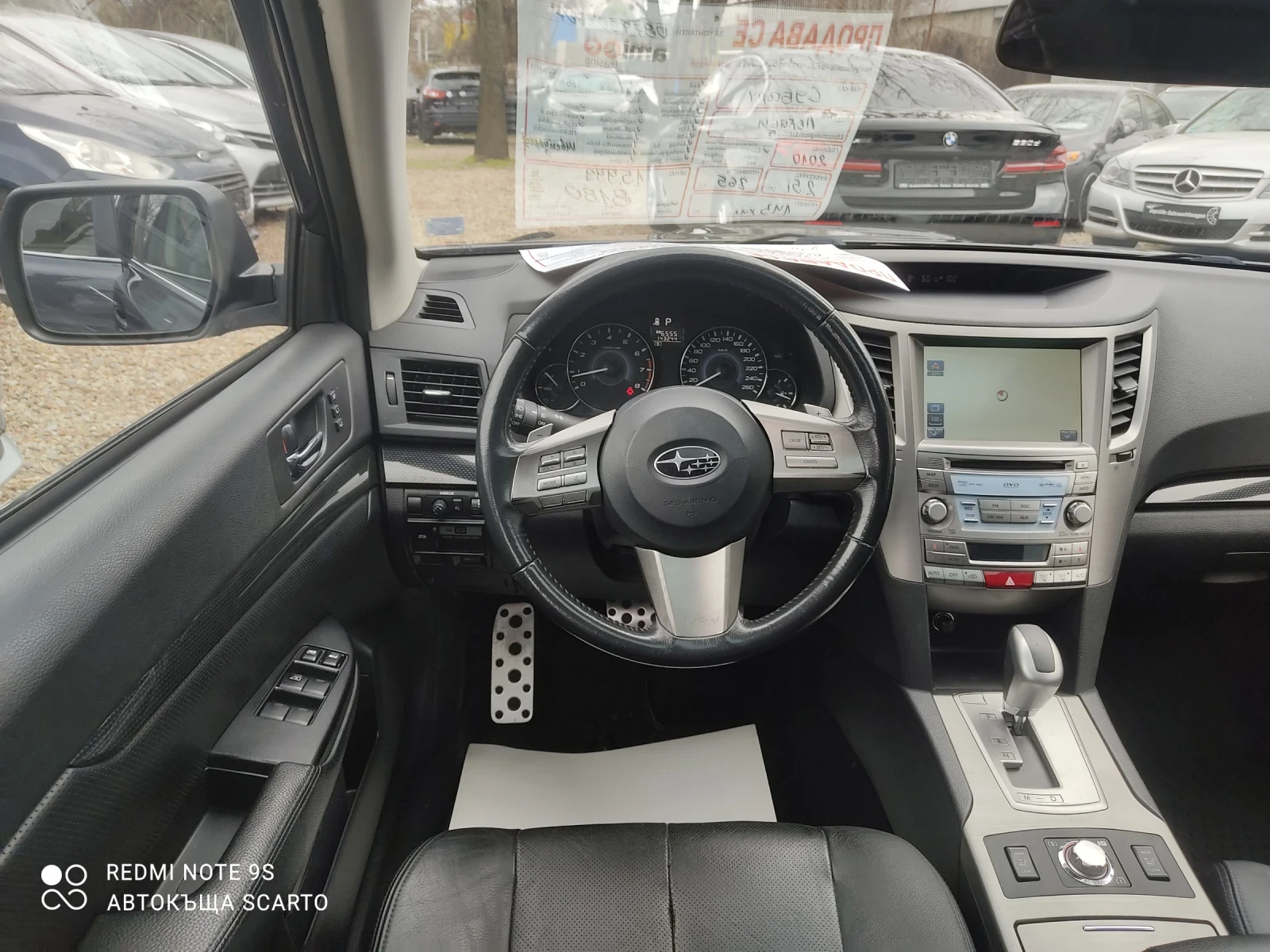 Subaru Legacy 2.5i/265kc, автоматик, STI, кожа, камера, Швейцари, снимка 9 - Автомобили и джипове - 53953546