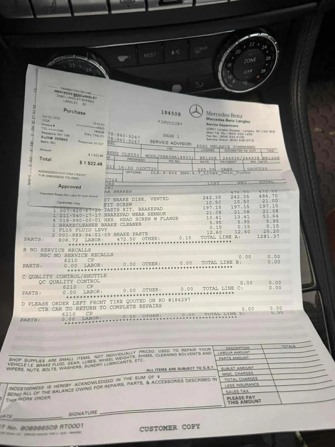 Mercedes-Benz CLS 550 CARFAX * ОТ ПЪРВИ СОБСТВЕНИК * , снимка 11 - Автомобили и джипове - 54135056