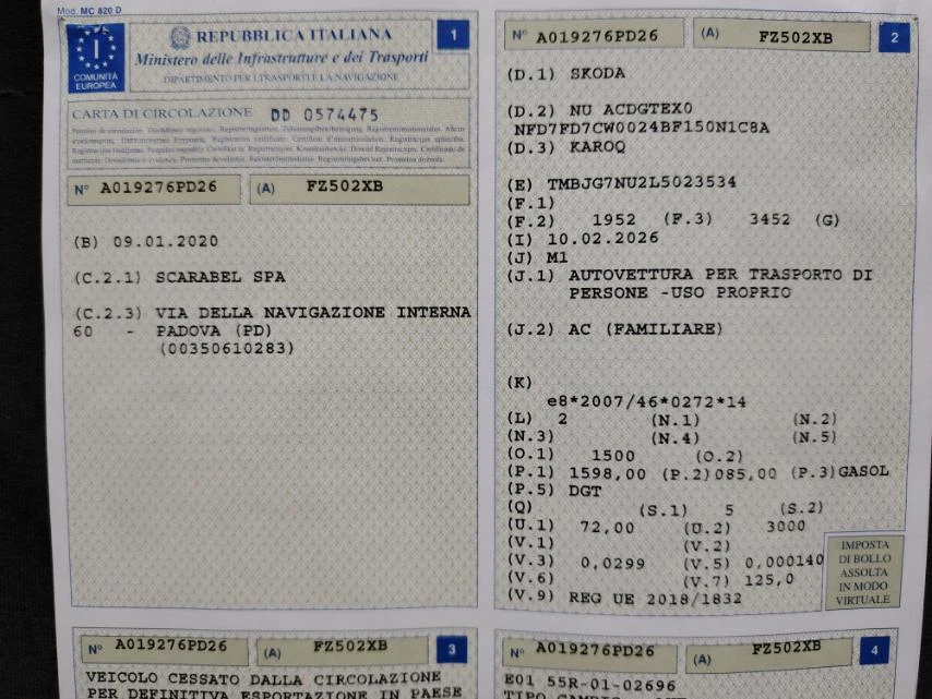 Skoda Karoq 2020�DSG-1.6TDI-116��-MATRYX+ NAVI+ ������-������� | Mobile.bg � ����������� 17