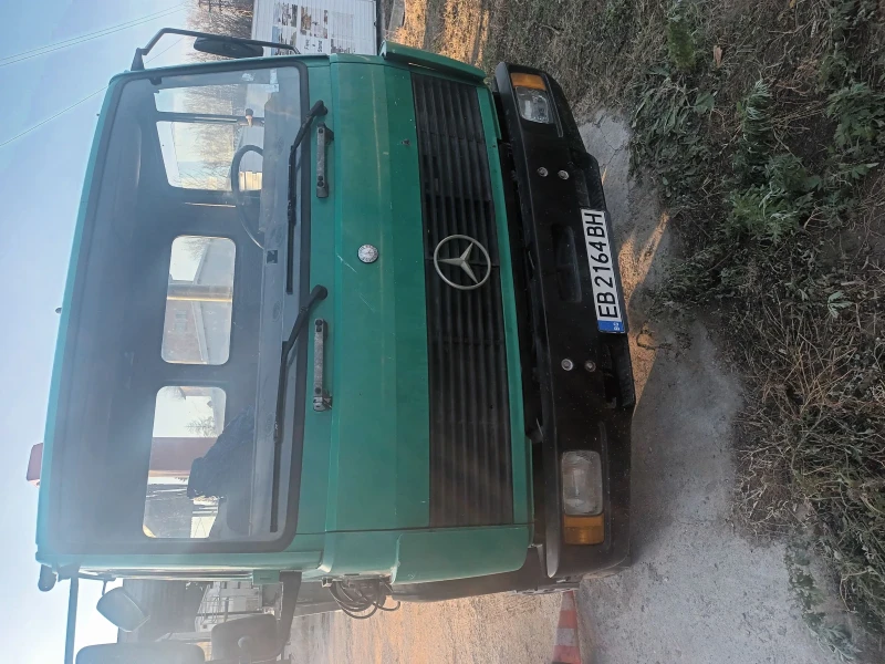 Mercedes-Benz 1317 Самосвал с кран, снимка 1 - Камиони - 48150333