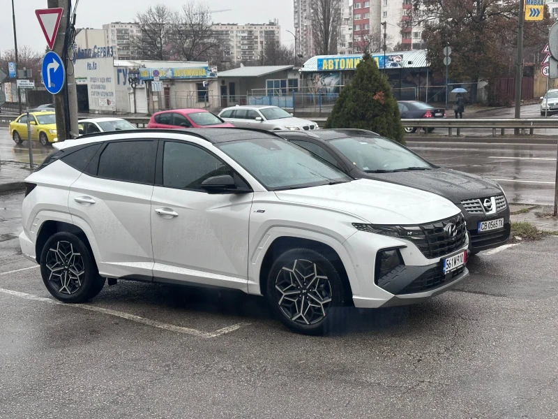 Hyundai Tucson Hubrid 230k.c Nline, FULL, 4x4 , Panorama, ГАРАНЦИ, снимка 6 - Автомобили и джипове - 53310475