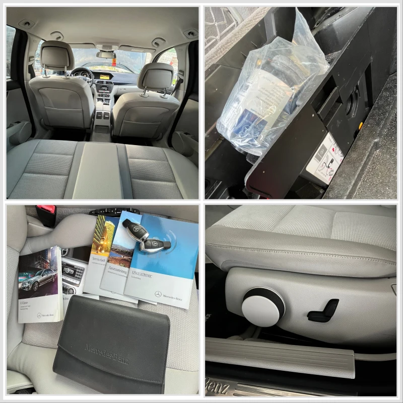 Mercedes-Benz C 200 Сменена верига!/Ксенон/Бяла кожа/Много екстри/, снимка 13 - Автомобили и джипове - 52597808