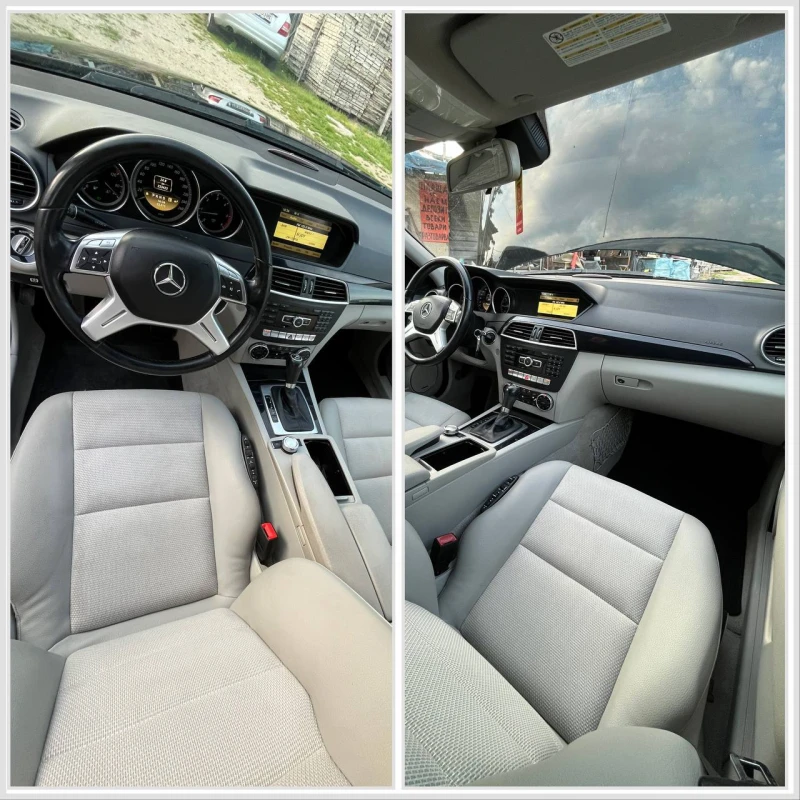Mercedes-Benz C 200 Сменена верига!/Ксенон/Бяла кожа/Много екстри/, снимка 8 - Автомобили и джипове - 52597808