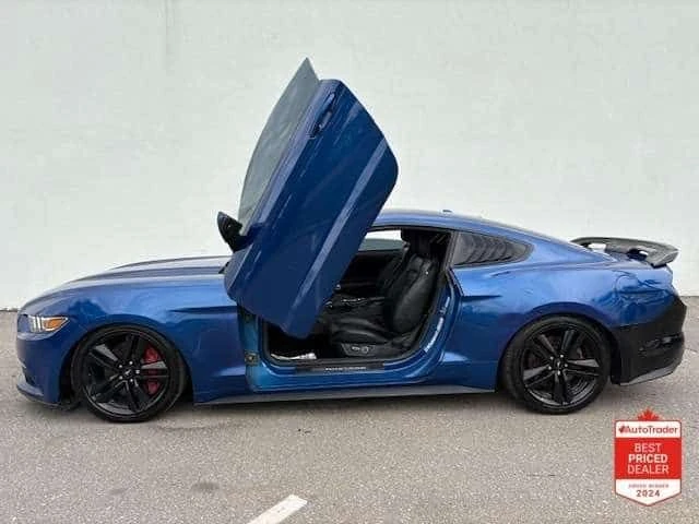 Ford Mustang * LAMBORGHINI DOORS LEATHER EXHAUST EcoBoost Premi, снимка 3 - Автомобили и джипове - 55030701