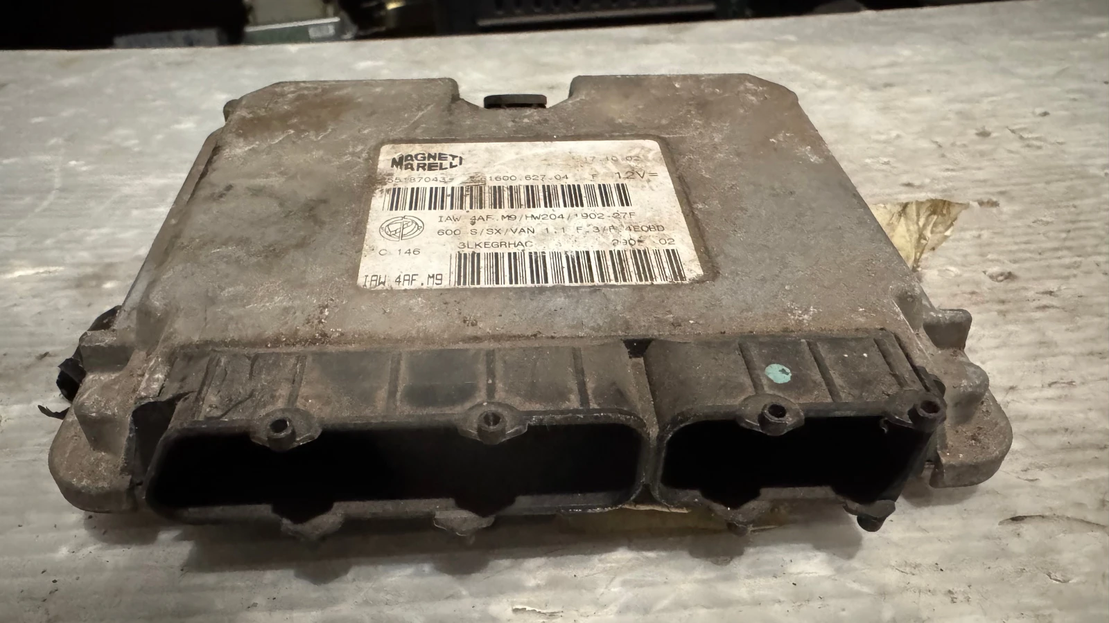    / ECU /    Fiat Seicento - 51187043  / 61600.627.04 | Mobile.bg   2