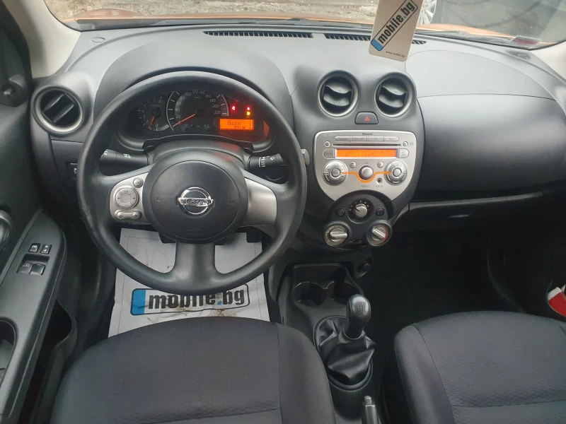 Nissan Micra 1.3 KlIMA NOVA NOVA EURO 5 2013g., снимка 11 - Автомобили и джипове - 48211160