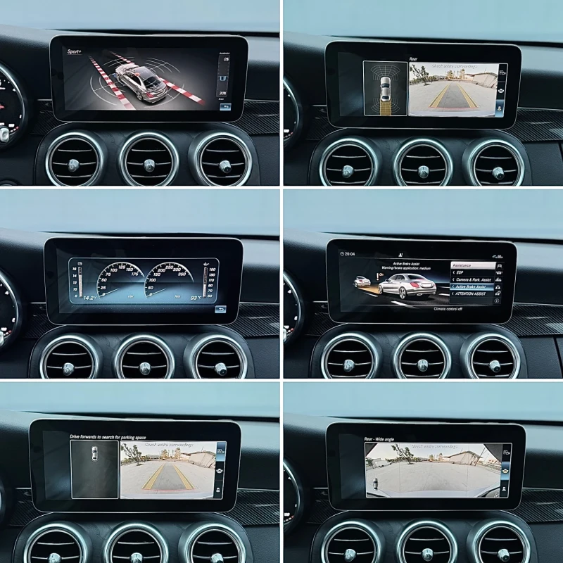 Mercedes-Benz C 220 BRABUS 800/ 9G-Tronic/ CARBON/ 360 CAMERA, снимка 13 - Автомобили и джипове - 50311306