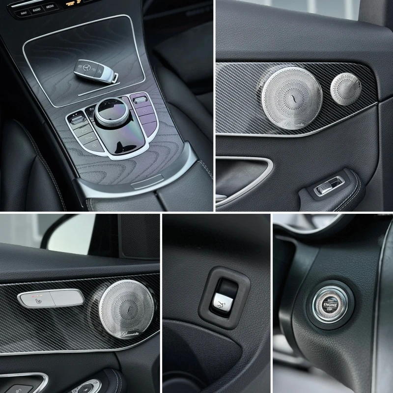 Mercedes-Benz C 220 BRABUS 800/ 9G-Tronic/ CARBON/ 360 CAMERA, снимка 14 - Автомобили и джипове - 50311306