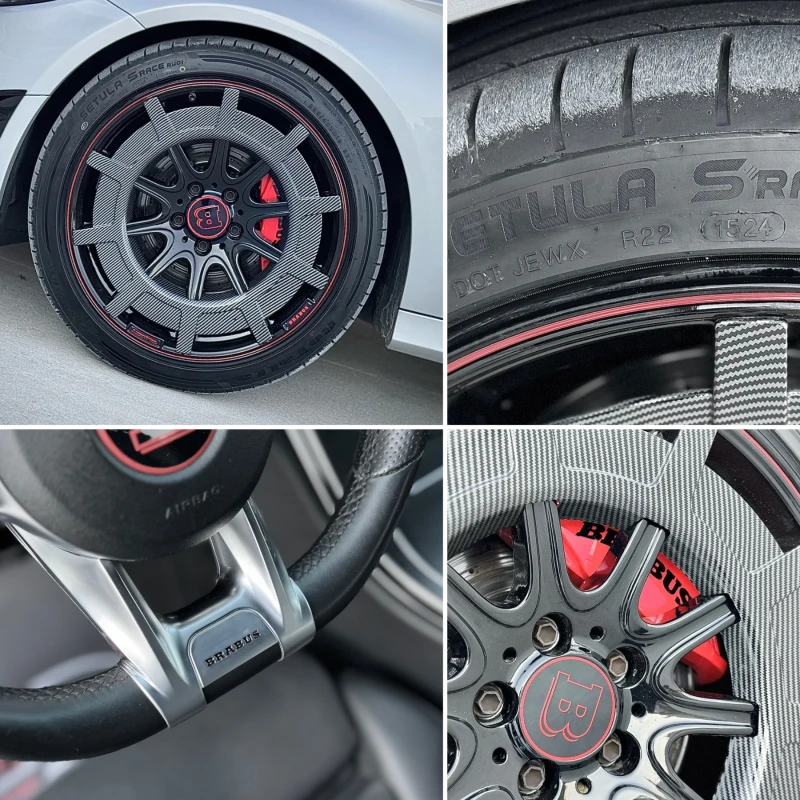 Mercedes-Benz C 220 BRABUS 800/ 9G-Tronic/ CARBON/ 360 CAMERA, снимка 12 - Автомобили и джипове - 50311306