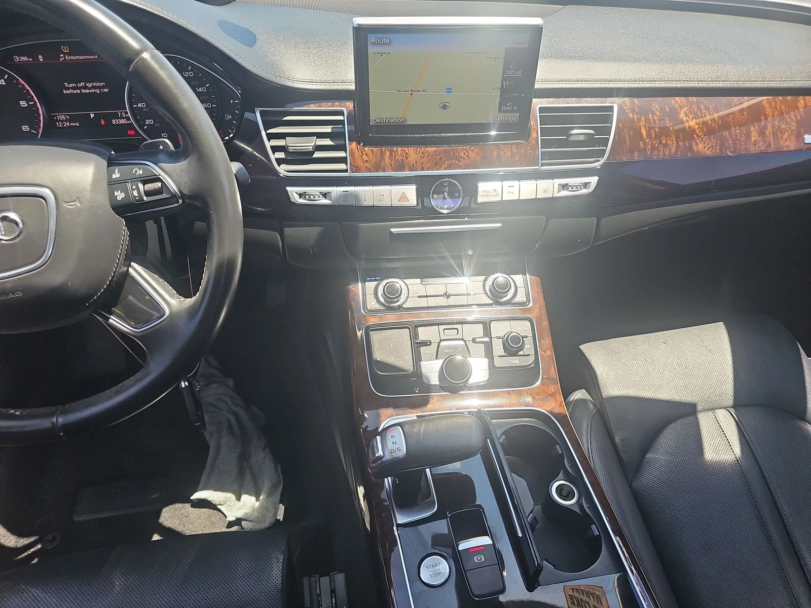 Audi A8 L* Head-Up* BLIND SPOT* MAСАЖ* ОБДУХВАНЕ* Панорама - изображение 10