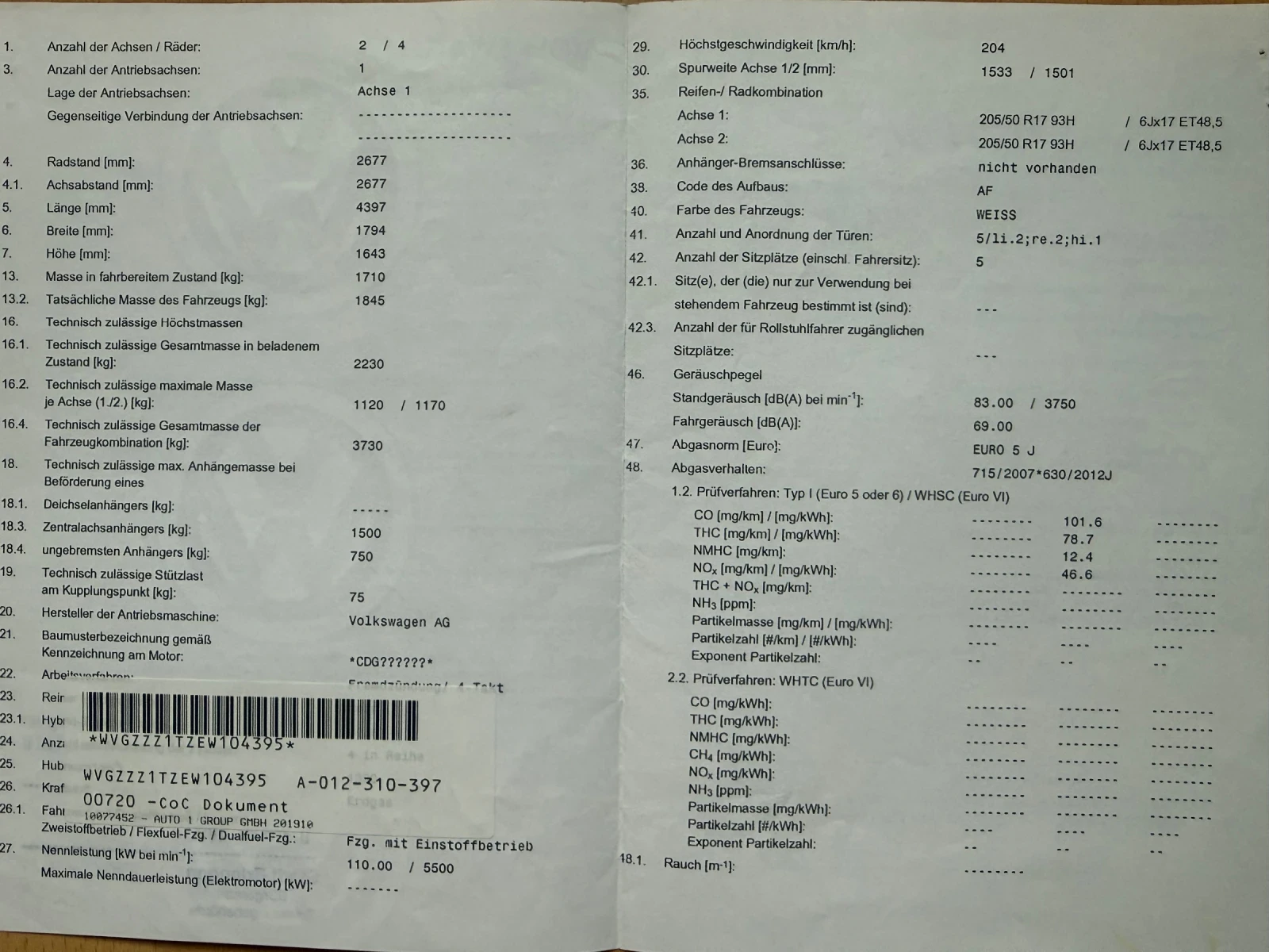 VW Touran, снимка 16 - Автомобили и джипове - 53983744