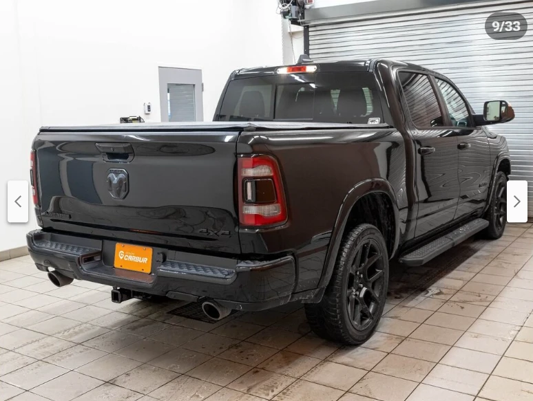 Dodge RAM 1500 LARAMIE CREW 4X4 LUXURY NIGHT EDITION, снимка 3 - Автомобили и джипове - 53585903