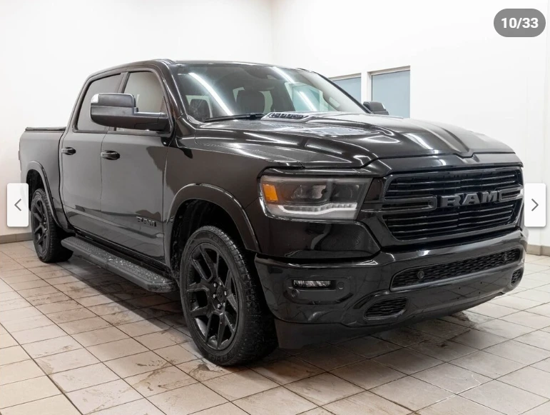 Dodge RAM 1500 LARAMIE CREW 4X4 LUXURY NIGHT EDITION, снимка 2 - Автомобили и джипове - 53585903