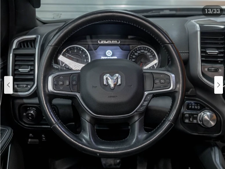 Dodge RAM 1500 LARAMIE CREW 4X4 LUXURY NIGHT EDITION, снимка 9 - Автомобили и джипове - 53585903