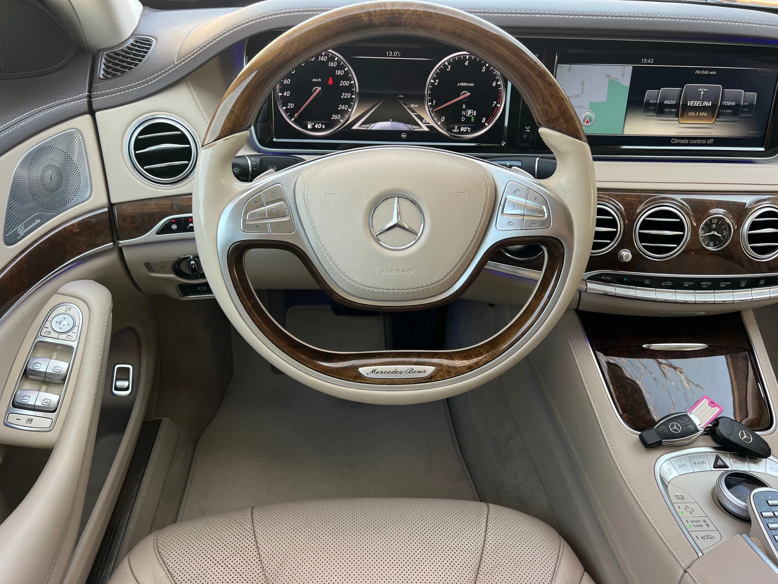 Mercedes-Benz S 500 AMG/LONG/VAKUM/3xTW/4MATIC/PANORAMA/FULL/MAX, снимка 15 - Автомобили и джипове - 53951906