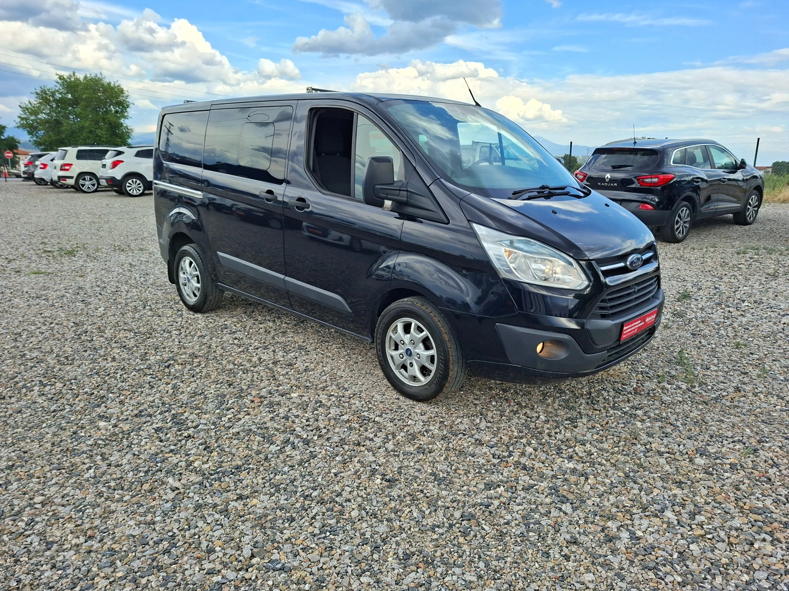 Ford Transit Custom 2.2TDCI* 6-SPEED* 36м. х 255EUR.* , снимка 6 - Бусове и автобуси - 53910060