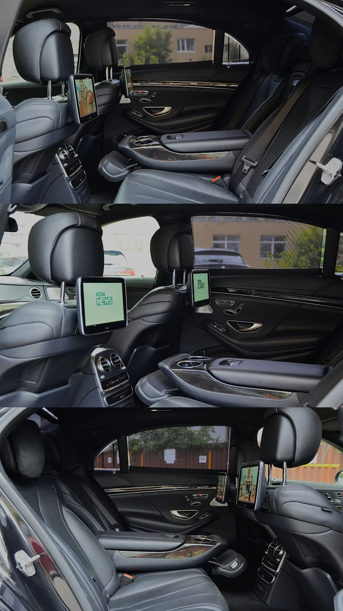 Mercedes-Benz S 500 L 4MATIC AMG 3хTV !НОВ МОТОР!, снимка 13 - Автомобили и джипове - 55286659